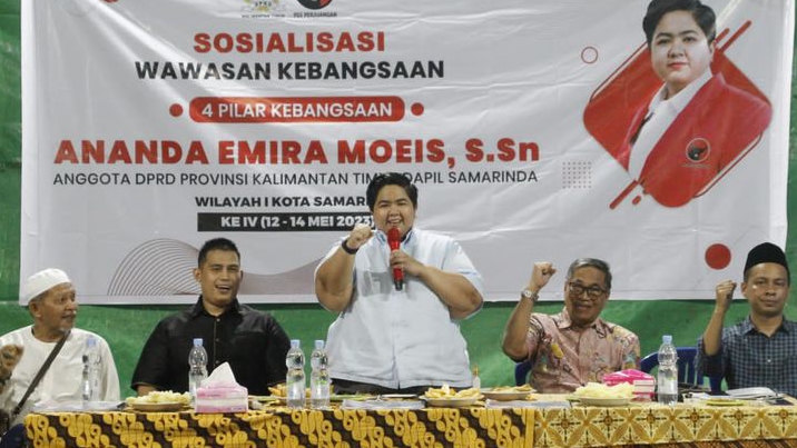 Soswabang di Samarinda Ilir, Ananda Emira Moeis Harap Generasi Muda Selektif Memilih Informasi