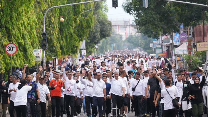 Sulsel Anti Mager di Pinrang, Andi Sudirman Senang dengan Semangat Masyarakat