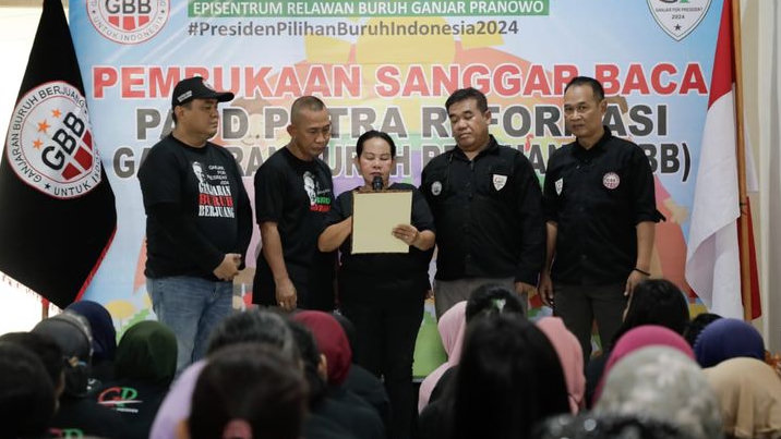 Ganjaran Buruh Berjuang Peduli Pendidikan Anak Buruh di Jakut