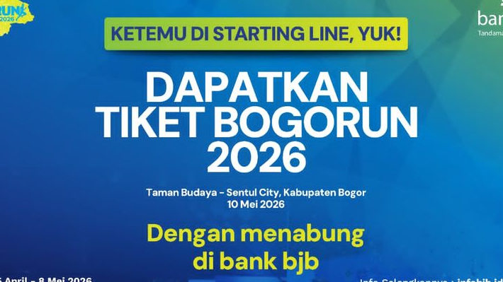 BOGORUN 2026 Digelar, bank bjb Tawarkan Cara Praktis Dapatkan Tiket Lari