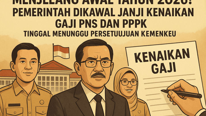 Menjelang Awal Tahun 2026! Pemerintah Dikawal Janji Kenaikan Gaji PNS dan PPPK, Tinggal Menunggu Persetujuan Kemenkeu