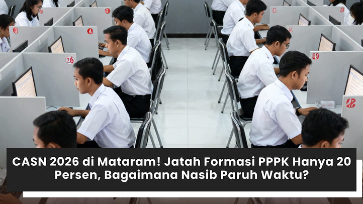 CASN 2026 di Mataram! Jatah Formasi PPPK Hanya 20 Persen, Bagaimana Nasib Paruh Waktu?