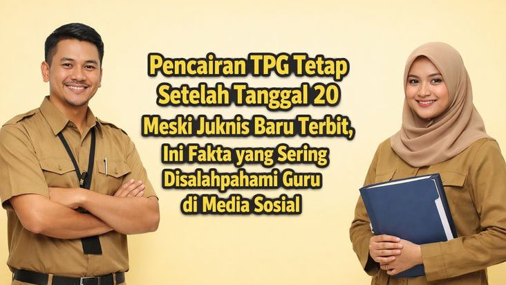 Pencairan TPG Tetap Setelah Tanggal 20 Meski Juknis Baru Terbit, Ini Fakta yang Sering Disalahpahami Guru di Media Sosial