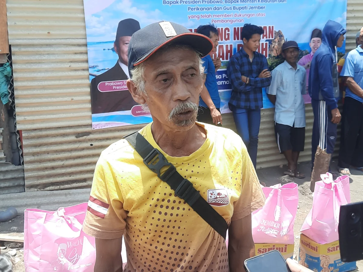 Muhammad Khotibin, salah satu perwakilan nelayan Puger. (Dok. Pojoksatu.id/David Tomi Anggara)