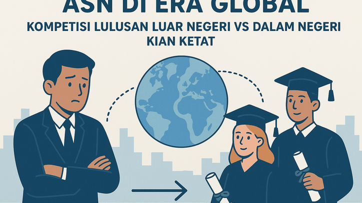 ASN di Era Global, Kompetisi Lulusan Luar Negeri Vs Dalam Negeri Kian Ketat