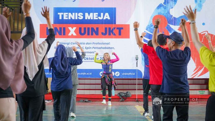 Perkuat Kemitraan Dunia Pendidikan dan Industri, UIN Jakarta dan BNI Gelar Sports Day