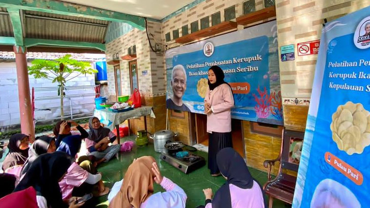 Srikandi Ganjar Jabodetabek Ajak Warga Pulau Pari Tingkatkan UMKM