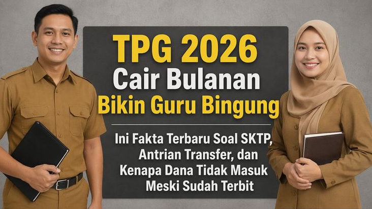 TPG 2026 Cair Bulanan Bikin Guru Bingung, Ini Fakta Terbaru Soal SKTP, Antrian Transfer, dan Kenapa Dana Tidak Masuk Meski Sudah Terbit