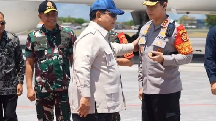 Pulang dari Qatar, Kapolri Jenderal Listyo Sigit Tak Terlihat Saat Sambut Presiden Prabowo di Bali