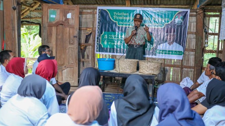 Buktikan Komitmen Berdayakan Masyarakat, GP Takalar Dukung Ganjar Gelar Pelatihan Pupuk Kompos