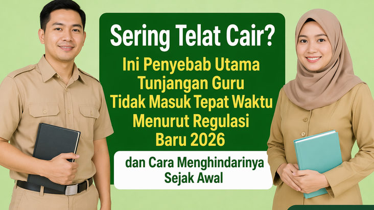 Sering Telat Cair? Ini Penyebab Utama Tunjangan Guru Tidak Masuk Tepat Waktu Menurut Regulasi Baru 2026 dan Cara Menghindarinya Sejak Awal