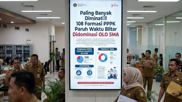 Paling Banyak Diminati! 108 Formasi PPPK Paruh Waktu Blitar Didominasi OLO SMA