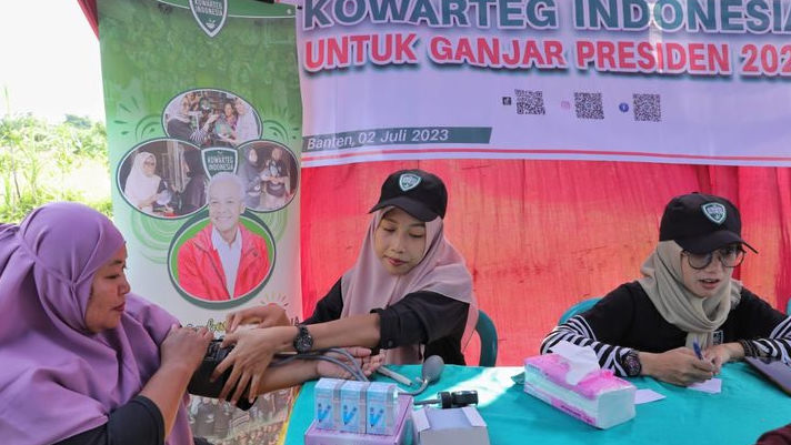 Kowarteg Ganjar Gelar Layanan Cek dan Konsultasi Kesehatan Gratis