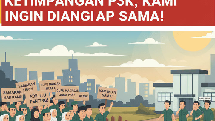 Guru Madrasah Suarakan Ketimpangan PPPK, Kami Ingin Dianggap Sama!