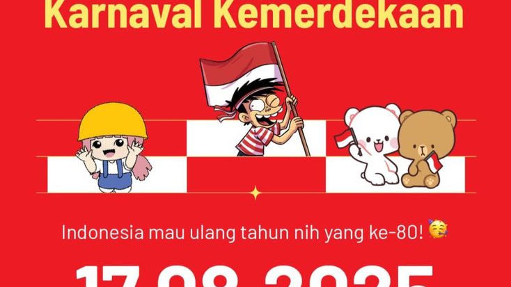 Karnaval Kemerdekaan Perdana, Warnai Malam Puncak HUT RI ke-80 dengan Meriah
