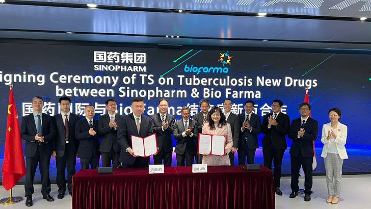 Bio Farma dan Sinopharm Jalin Kerja Sama untuk Tanggulangi TBC di Indonesia