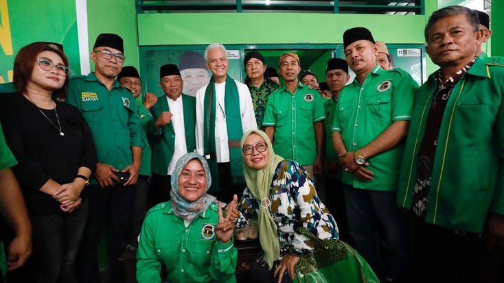 Ke Kantor DPW PPP Manado, Ganjar Pranowo Konsolidasikan Pemenangan Pilpres 2024