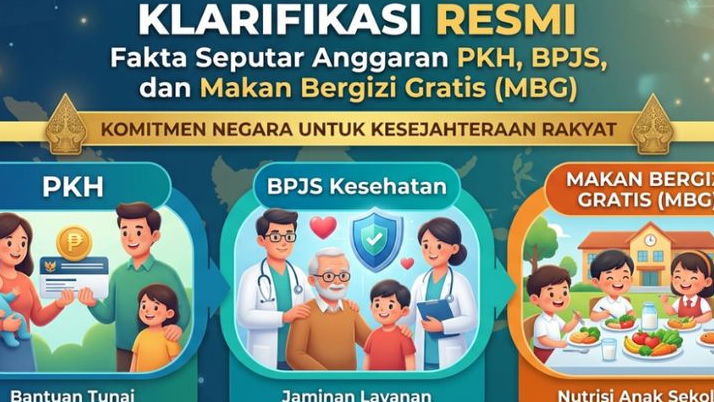 Klarifikasi Kabar Pengalihan Anggaran Bansos PKH dan BPJS ke Program MBG!