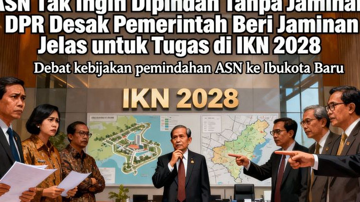 ASN Tak Ingin Dipindah Tanpa Jaminan! DPR Desak Pemerintah Beri Jaminan Jelas untuk Tugas di IKN 2028