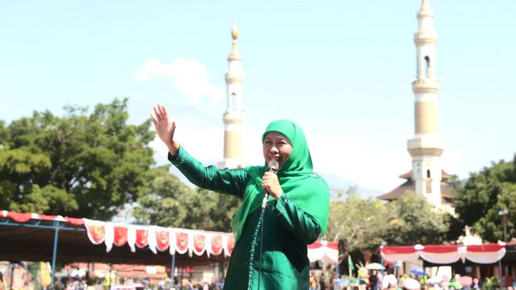Harlah Muslimat NU ke-77, Khofifah Bangga Atas Kontribusi PC Muslimat NU dalam Penurunan Stunting