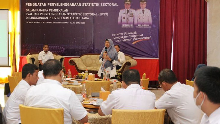 Pemprov Sumut Gelar Evaluasi Penyelenggaraan Statistik Sektoral