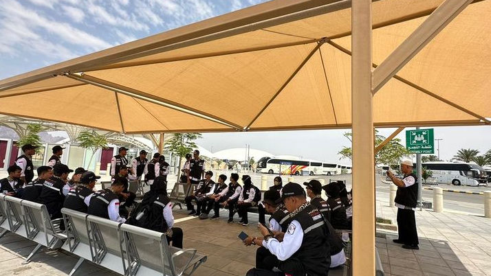 393 Jemaah Haji Indonesia Tiba di Madinah, 79 Kategori Lansia, Empat Pintu Disiapkan Sambut Kedatangan