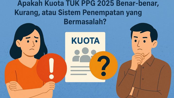 Apakah Kuota TUK PPG 2025 Benar-benar Kurang, atau Sistem Penempatan yang Bermasalah?