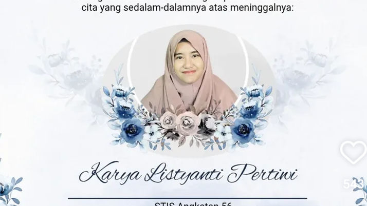 Profil Pegawai BPS Haltim Karya Listyanti Pertiwi Dibunuh Rekan Kerja, Bapaknya Bukan Orang Sembarangan