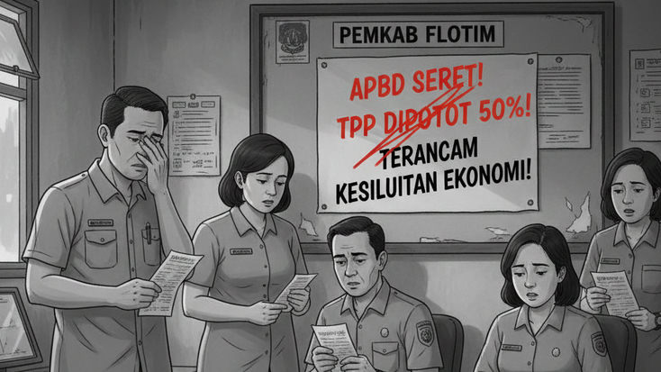 APBD Seret, TPP ASN dan PPPK Dipotong 50 Persen, ASN Flotim Terancam Kesulitan Ekonomi