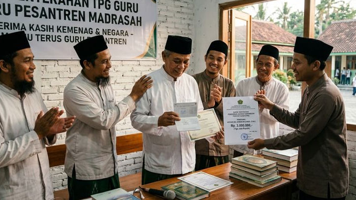 Akhirnya Guru Pesantren Non ASN Bisa Tersenyum Lega Akan Mendapatkan Tunjangan TPG dari Kemenag!