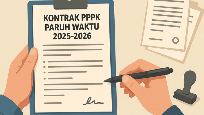 Kontrak PPPK Paruh Waktu 2025–2026 Diatur Ketat, Ini Rincian Kepmen PAN-RB