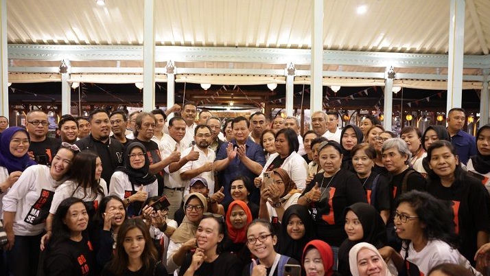 Makin Jelas, Relawan Jokowi dan Bolone Mase Gibran Sambut Prabowo di Solo, Ada Lagu 'Pertemuan'