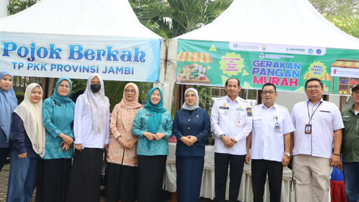 Pangan Terjangkau Jambi Diperkuat Lewat Gerakan Pangan Murah