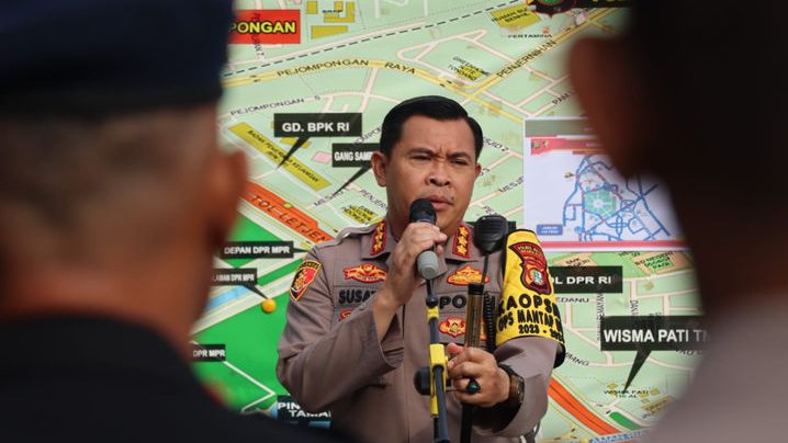 Ada Aksi APDESI Depan DPR, Polisi Wanti- wanti Massa Ikuti Aturan, Jangan Sampai Blokade Tol