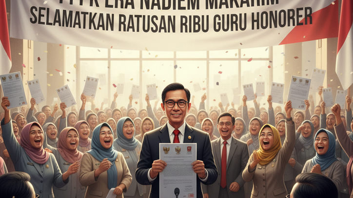 Sejarah Baru PPPK! Bagaimana Kebijakan di Era Nadiem Makarim Selamatkan Guru Honorer