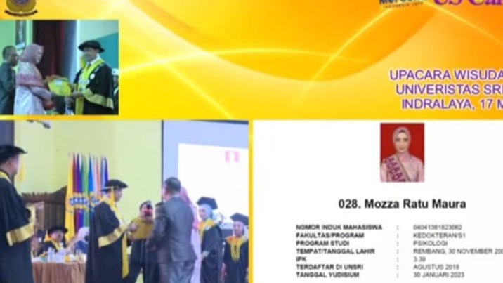 Haru, Orang Tua Gantikan Mendiang Putrinya Wisuda Kedokteran di Universitas Sriwijaya Indralaya