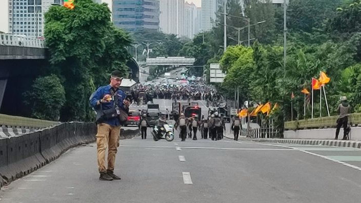 Imbas DEMO di Gedung DPR, Sejumlah Gerbang Tol Dalam Kota Ditutup