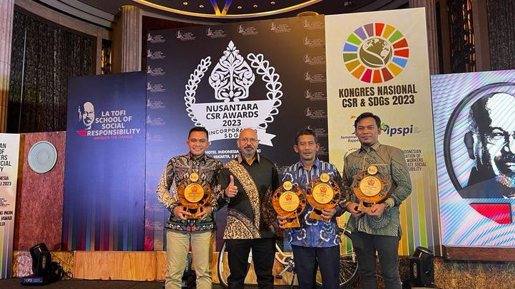 Pertamina Regional Jawa Bagian Barat Raih 3 Penghargaan Nusantara CSR Awards 2023