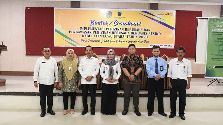 DPMPTSP Luwu Utara Gelar Sosialisasi Pengawasan Berusaha Berbasis Resiko