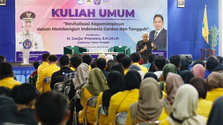 Ganjar Ajak Mahasiswa Optimalkan Potensi Daerah Melalui Kurikulum Pendidikan