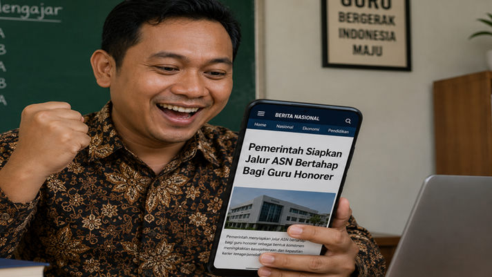 Guru Non ASN Tetap Dibutuhkan pada 2027, Pemerintah Siapkan Jalur ASN Bertahap
