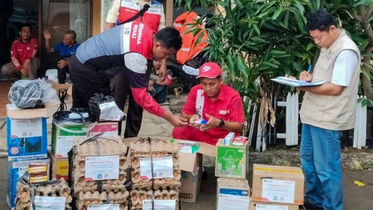 Air Bersih dan Bantuan Darurat, Pertamina Regional JBB Turun Tangan untuk Korban Banjir Sukabumi