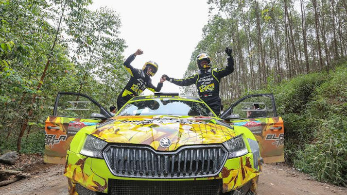Raih Podium Teratas KFC Danau Toba Rally 2023, Ijeck: Alhamdullilah Sesuai Target