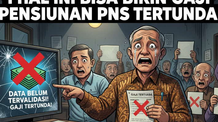 Buruan Cek! 1 Hal Ini Bisa Bikin Gaji Pensiunan PNS Tertunda