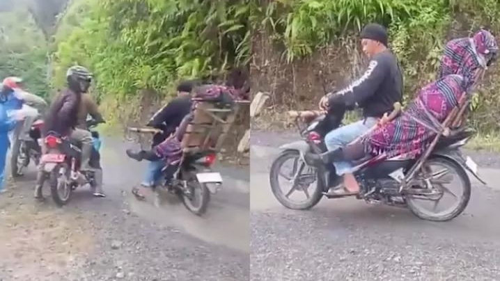 Kisah Sedih Nakes Bertugas di Daerah Terpencil Wafat, Jenazah Terpaksa Dibawa Teman Pakai Motor