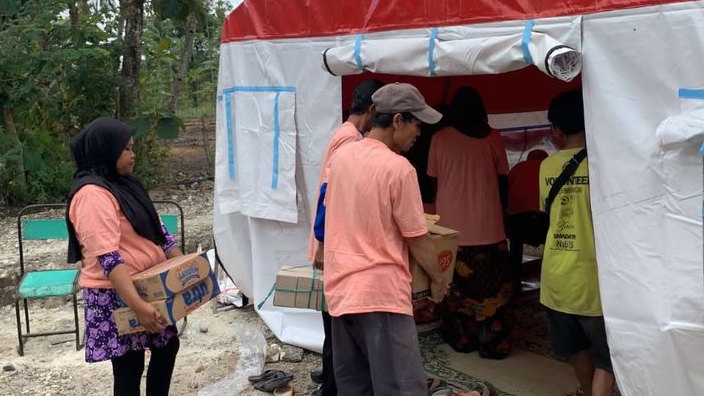 Gelar Aksi Kemanusian, Mak Ganjar Bantu Korban Gempa Bumi di Yogyakarta