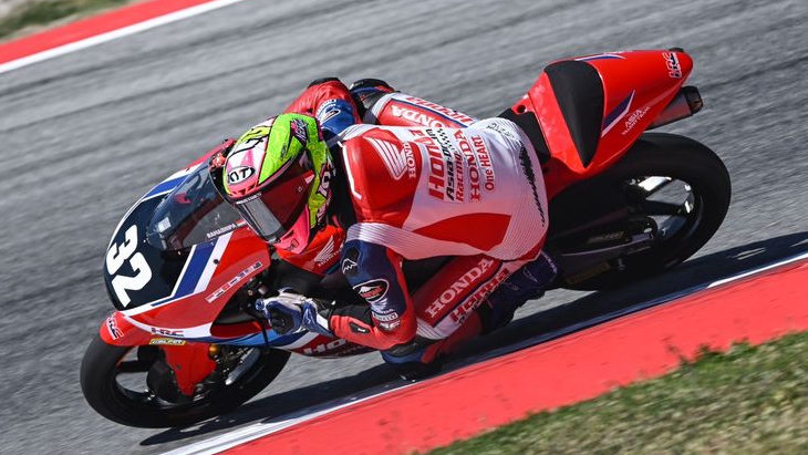Ramadhipa Impresif, Melesat Raih Podium Perdana di Moto3 Junior Barcelona