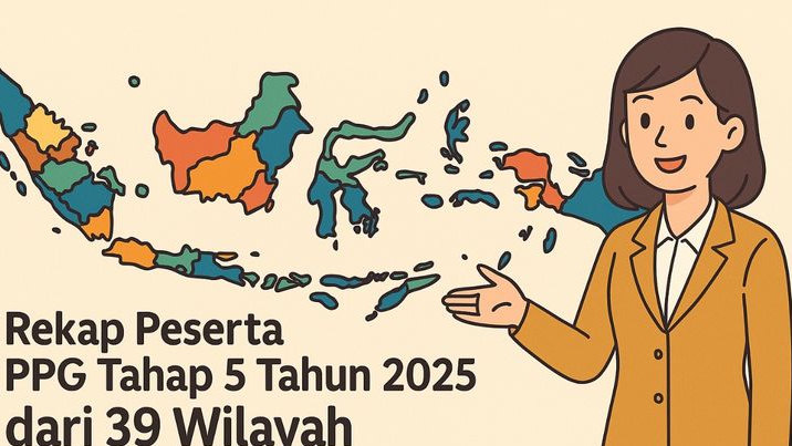 Rilis Resmi! 39 Wilayah Masuk Rekap Peserta PPG Guru Tertentu Tahap 5 Tahun 2025