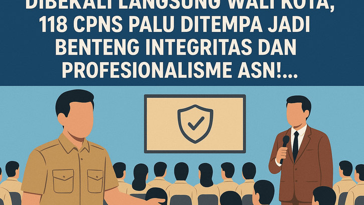 Dibekali Langsung Wali Kota, 118 CPNS Palu Ditempa Jadi Benteng Integritas dan Profesionalisme ASN!