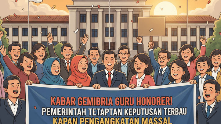 Kabar Gembira Guru Honorer! Pemerintah Tetapkan Keputusan Terbaru Kapan Pengangkatan Massal Dilaksanakan
